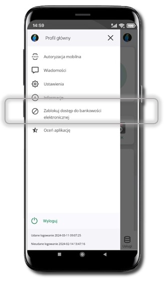 Blokada aplikacji mobilnej